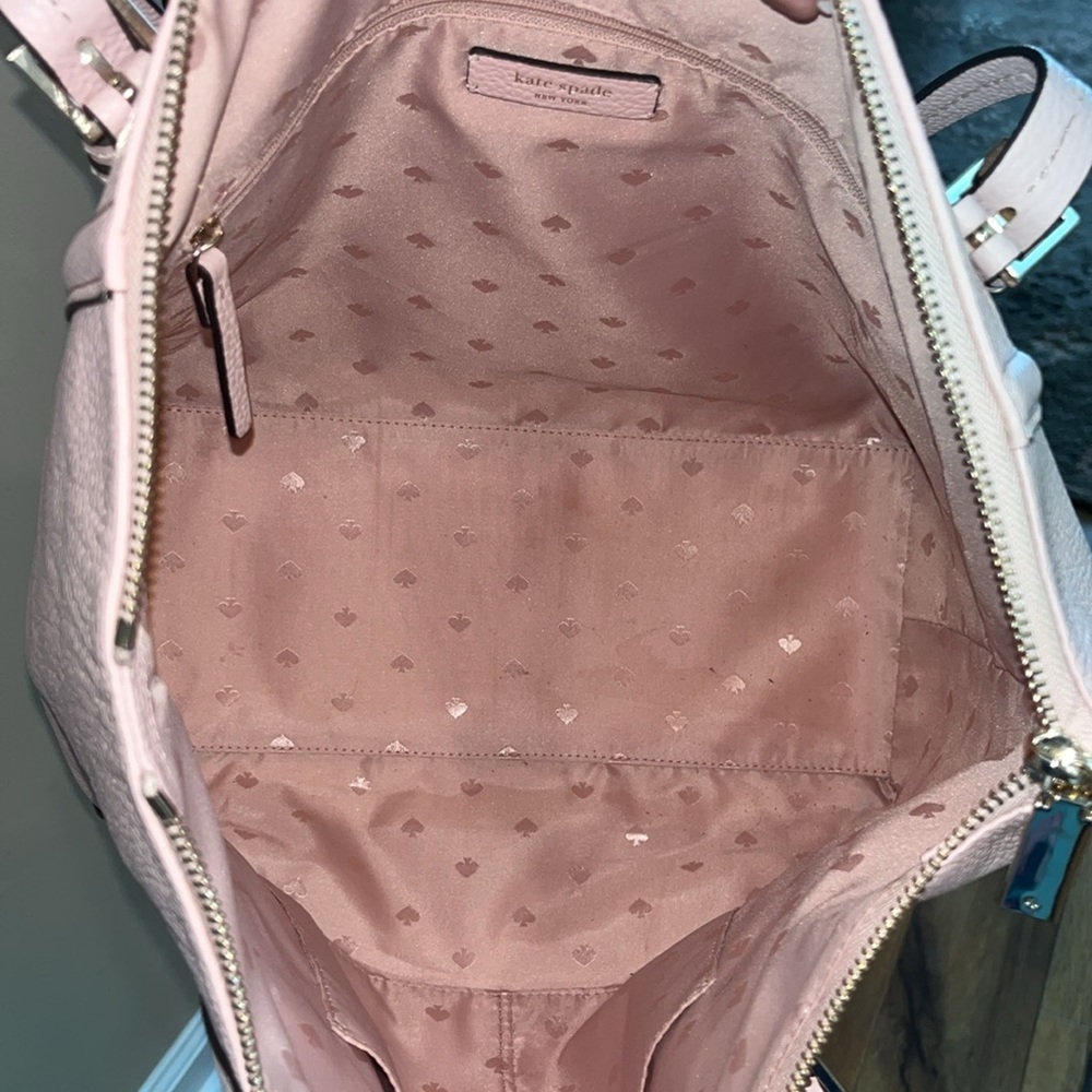kate spade Pink Leather Tote with Tassel - Picture 5 of 6